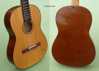 4 / 4 Vintage Gitarre Hopf 300 teilmassiv Fichte Riegel-Ahorn Floating Neck Top!