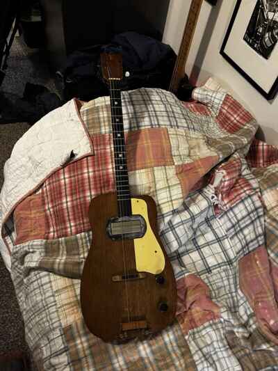 Antique Homemade Tenor Electric Guitar Project