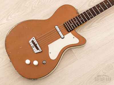 1958 Silvertone 1321 Danelectro USA Vintage Guitar Copper w /  Case, U-1