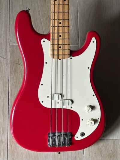 1980 Fender B34 Bullet Deluxe Bass cool badass Dakota Red 1 of a kind & Minty !