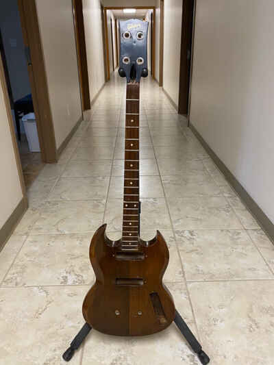 1962 Rare "GIBSON SB-400 Walnut BASS Guitar PROJECT ! ! !