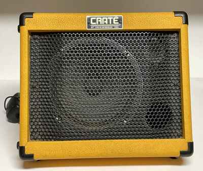 Vintage Crate Taxi TX30 Amplifier Yellow with New Battery and Cord - Works