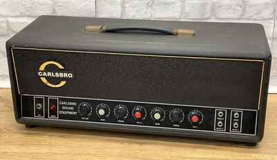 Vintage 1960s 1970s Carlsbro CS100TC CS60TC Valve Guitar Amp Head Tube Amplifier