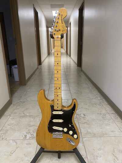 1977 Fender Stratocaster  Electric Guitar Natural Hardtail