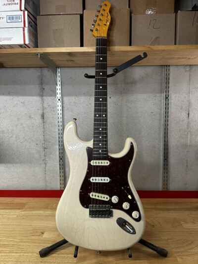 Angry Angus Surly Strat Electric Guitar Mary Kay White 10 Way Switch