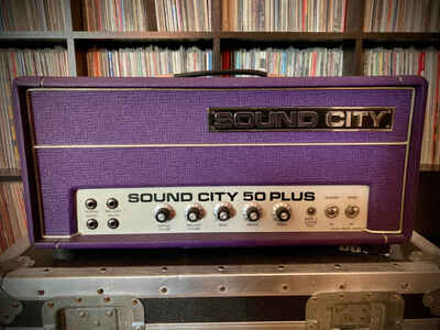 Sound City 50 Plus Dallas Arbiter 50-Watt 1970s Guitar Tube Amp Head