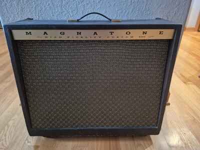 Vintage Magnatone Custom 480 Tube Guitar Amp WORKING L@@K!