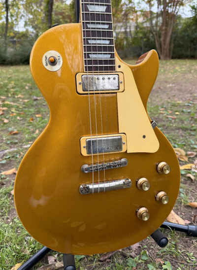 Vintage 1981 Greco Super Real Les Paul Deluxe Gold Mini Humbuckers Gibson Guitar