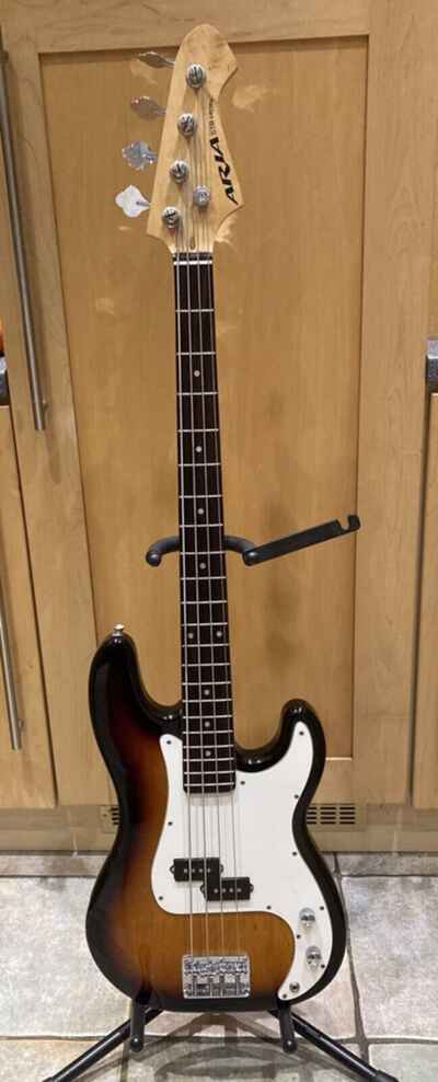 Aria STB-Series Sunburst Electric Bass Guitar