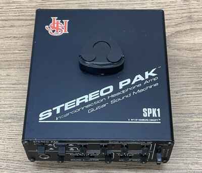 Vintage JHS  /  Fender Stereo Pak SPK1 Guitar Amp Portable Pre-Amplifier Untested