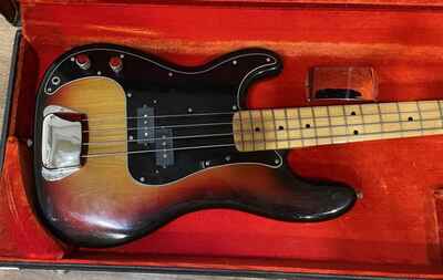 1975 Fender Precision Bass LH Lefty Excellent Condition