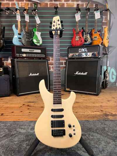 Aria Pro II GT-3 Cream Sparkle c 1980s MIJ Vintage Electric Guitar