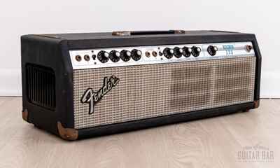 1979 Fender Bassman 135 Silverface Export Vintage Tube Amp Head, Serviced