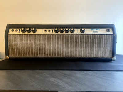 1970s Fender Bassman 100 Silverface