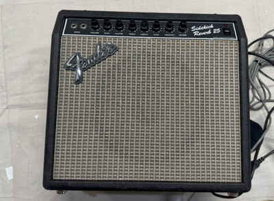 Vintage Fender Sidekick Reverb 25 Guitar Amp Amplifier - Japan