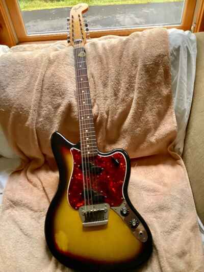 Fender 1966 Electric xii sunburst guitar