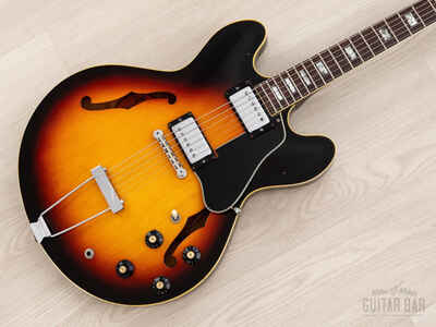 1968 Gibson ES-335 TD Semi-Hollow Vintage Guitar Sunburst, Collector-Grade