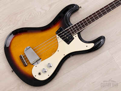 1965 Mosrite Ventures Model Vintage Short Scale Bass Sunburst