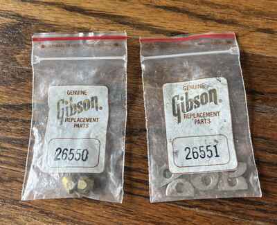 Original Gibson Vintage Truss Rod Nuts NOS In Bags Rare Find