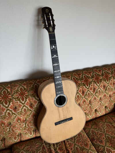 Vintage Acoustic Guitar Project Unknown Maker