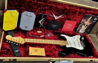 In Store ?? 1956 Fender Stratocaster Masterbuilt By Dennis Galuszka Black Relic