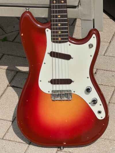 1963 Fender Duo Sonic very cool all original example cool axe like a mini Strat.