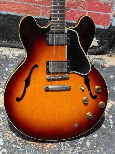 1961 Gibson ES-335TD "Dot Neck" an original example w / tons of tone on a budget !