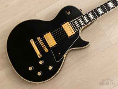 1977 Gibson Les Paul Custom Black Beauty Vintage Guitar w /  T-Tops, Case