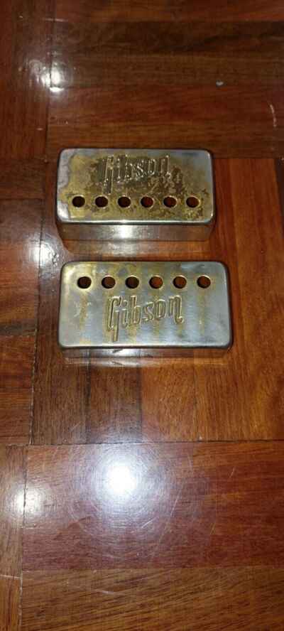 Gibson 1972 Embossed T Top Cover Pair, Gold