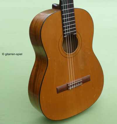 Vintage 4 / 4 Konzert-Gitarre Oscar Teller 1969 Modell 3 Fichte Ahorn Rar!
