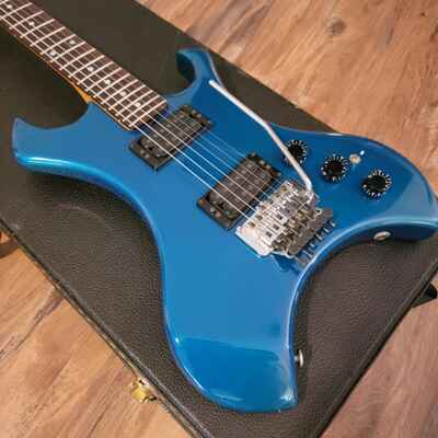 Kramer American Floyd Rose Signature Electric Guitar Vintage Mid 1980s Blue NICE