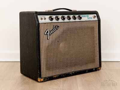 1974 Fender Princeton Reverb Silverface Vintage Tube Amp w /  JBL K110 Speaker