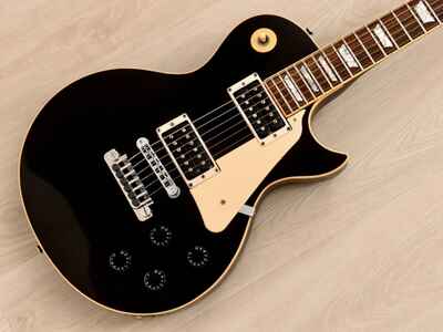 1980 Gibson Les Paul Standard Vintage Electric Guitar Ebony w /  Case, T Tops