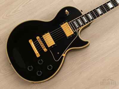 1987 Gibson Les Paul Custom Black Beauty Vintage Guitar w /  Tim Shaw PAFs, Case