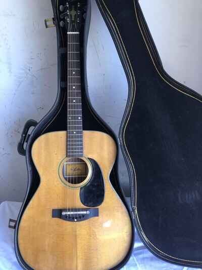 Aria A692 Guitar, Vintage Acoustic Classic  Serial #545 Made in Japan W / Case