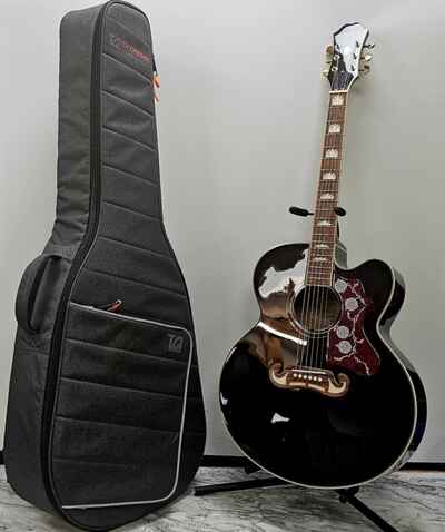 Epiphone J-200EC Studio Jumbo electro acoustic guitar c049300155692 bsh