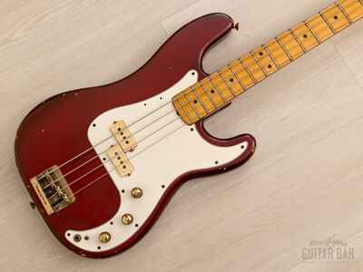 1980 Fender Precision Special Bass Candy Apple Red 100% Original, Active EQ