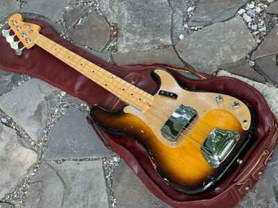 Early 1958 Fender Precision Bass All ORIGINAL except 2 covers Overnight Shipping