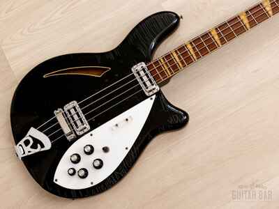 1966 Rickenbacker 4005 Vintage Semi-Hollow Bass Jetglo w /  Toaster Pickups