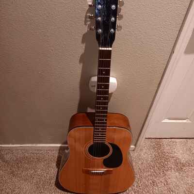 1970s Aria Model 9400 Acoustic Guitar (Martin D-18 Copy) MIJ