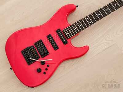 1985 B C. Rich NJ Series ST-III SSH Superstrat Fluorescent Pink w /  Kahler