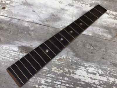 1943 Gene Autry parlor fretboard, ebony, 1 11 / 16" nut, 24" scale MOP dots NICE