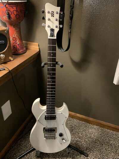 Vintage First Act Adam Levine 222 White Electric Guitar Great Condition