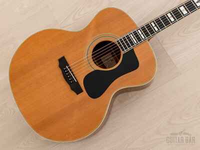 1980 K. Yairi TG-50F Jumbo Vintage Acoustic Guitar Natural w /  Case, Japan