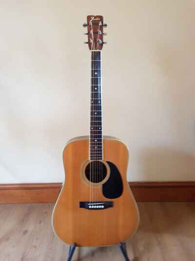 Fender F-85 Dreadnought acoustic Guitar 1973.