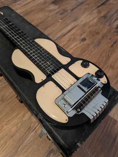 Rickenbacker Electro B6 Lap Steel Guitar 1940s Black / White Panda No Issues W / HSC