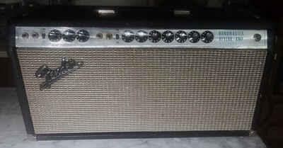 Fender Bandmaster Reverb 1969 2-Channel 40-Watt Guitar Amp Head Blackface Mods