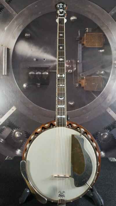 Lyon & Healy Plectrum Tenor Banjo Birdseye Maple