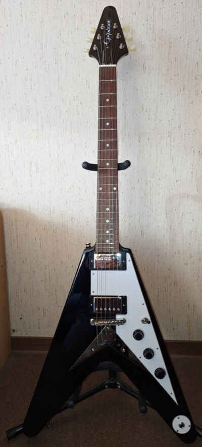 Epiphone Flying V 1958 Ebony -  inspired by Gibson Collection mit Koffer