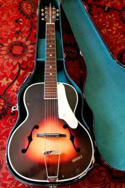 RARE Early Ibanez Archtop Acoustic Guitar c 1950